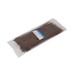 Trekbandjes bruin 2,5x200 mm (100 stuks)